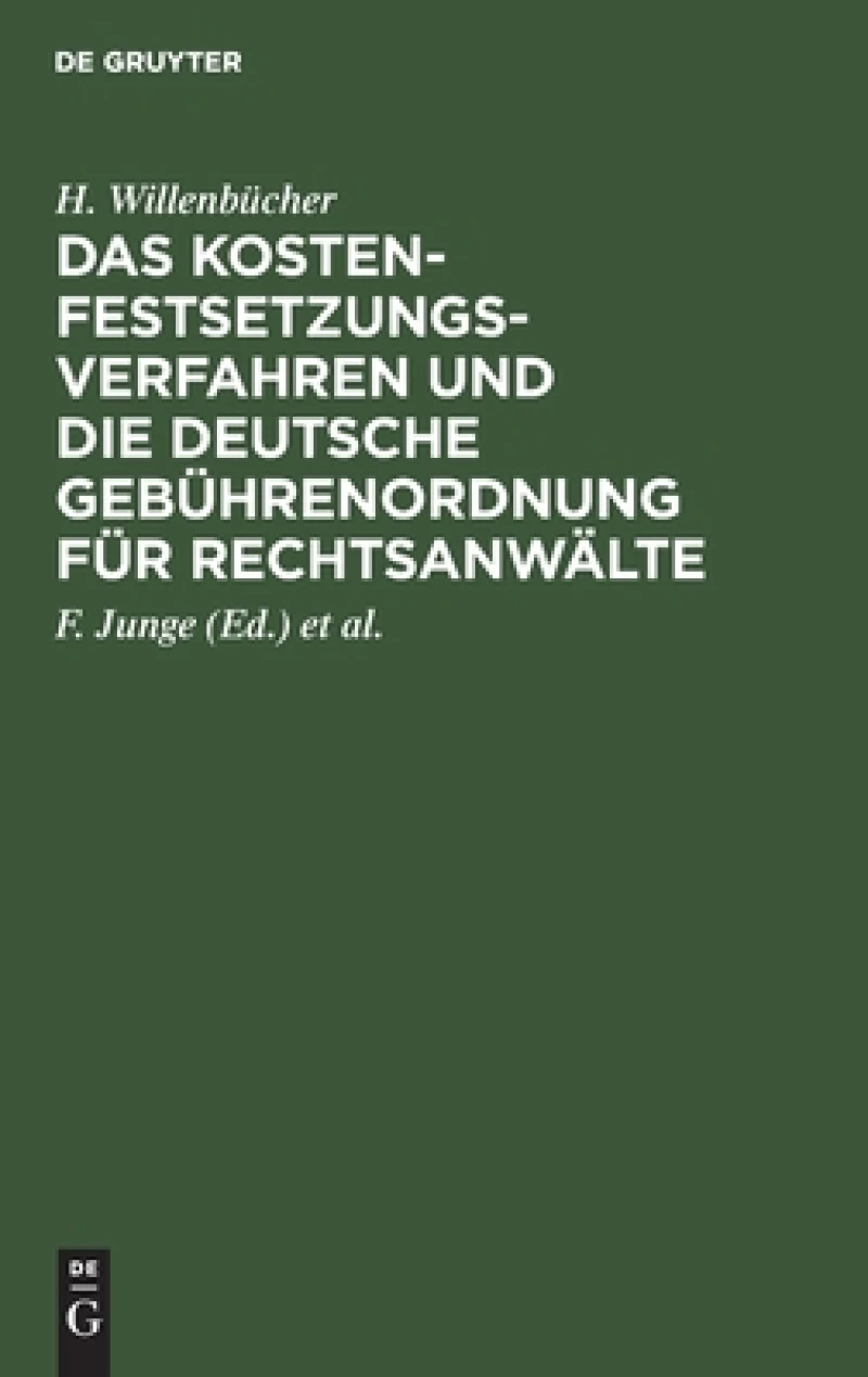 Kostenfestsetzungsverfahren und die Deutsche Gebührenordnung für Rechtsanwälte