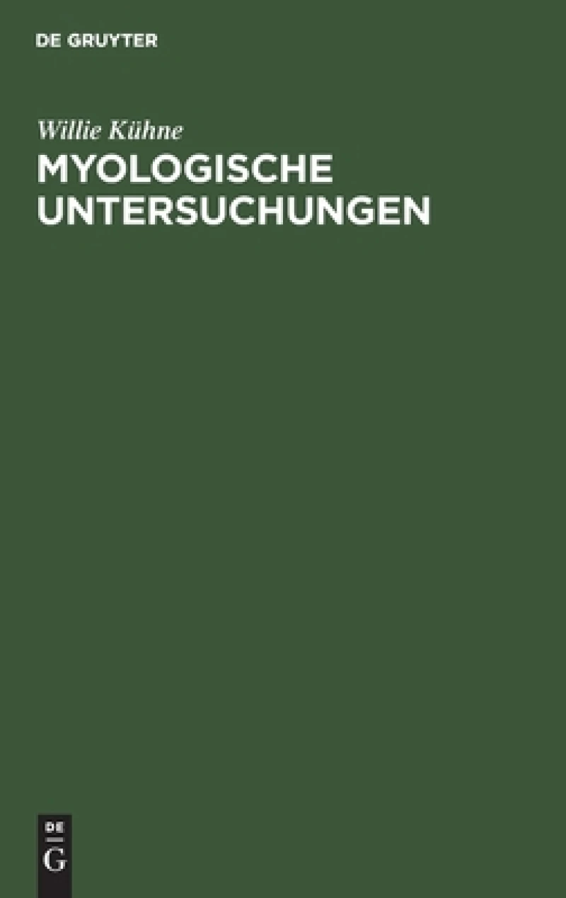 Myologische Untersuchungen
