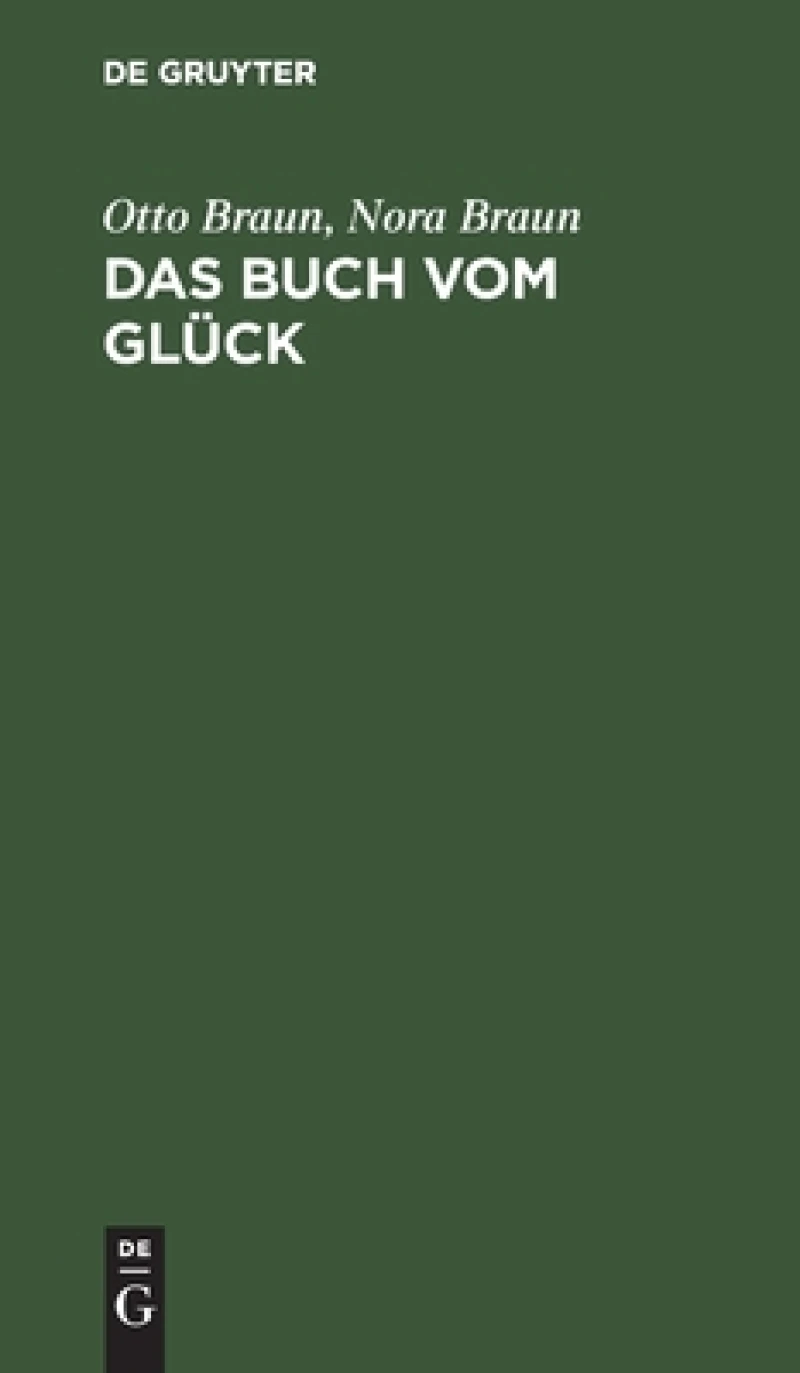 Buch vom Glück