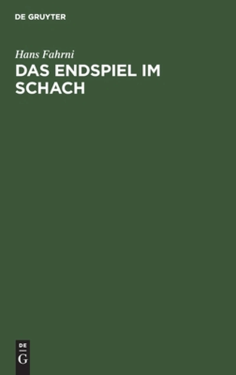 Endspiel im Schach