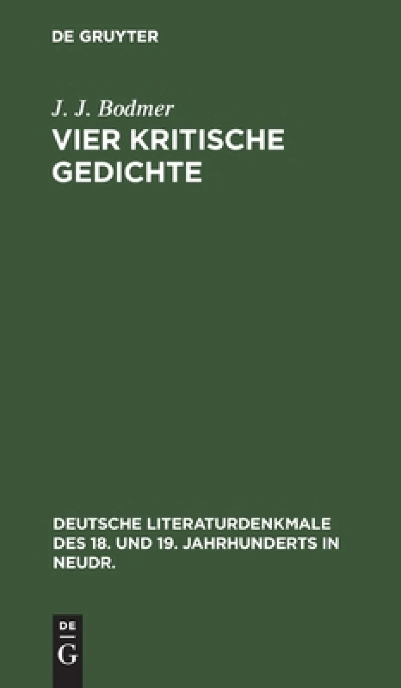 Vier Kritische Gedichte