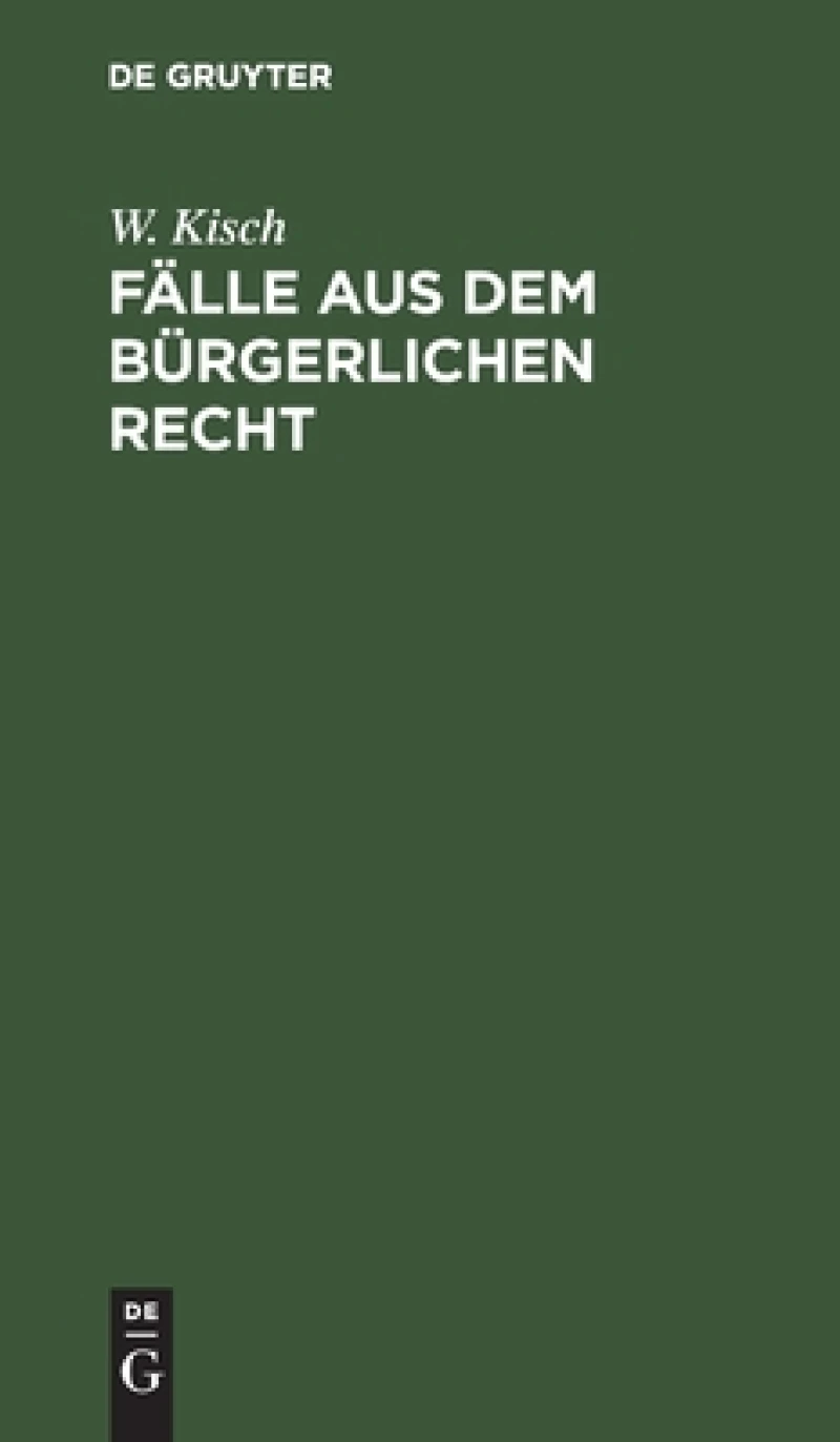 Fälle Aus Dem Bürgerlichen Recht