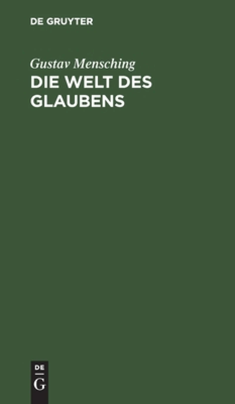 Welt des Glaubens