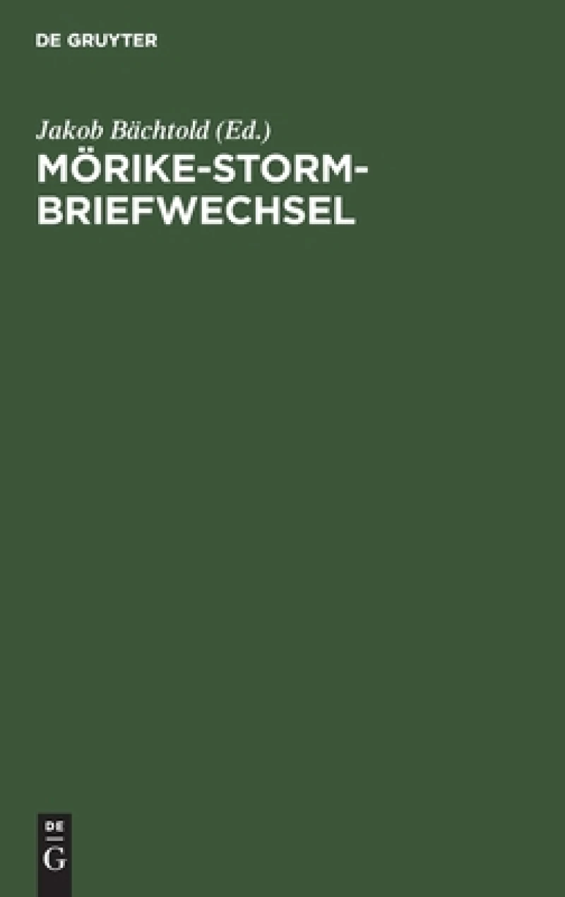 Mörike-storm-briefwechsel