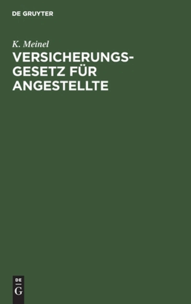 Versicherungsgesetz Für Angestellte