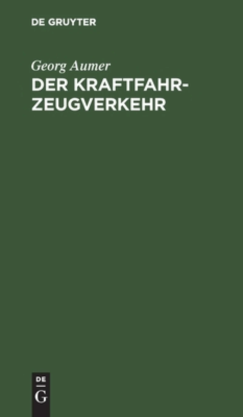 Kraftfahrzeugverkehr