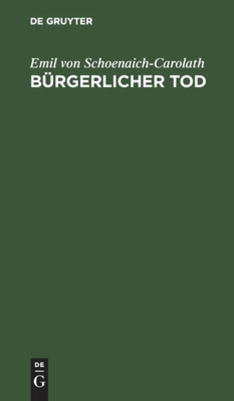 Bürgerlicher Tod