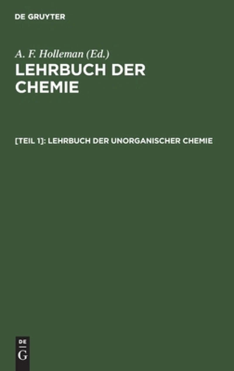 Lehrbuch der unorganischen Chemie