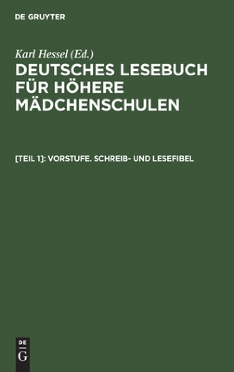 Vorstufe. Schreib- und Lesefibel