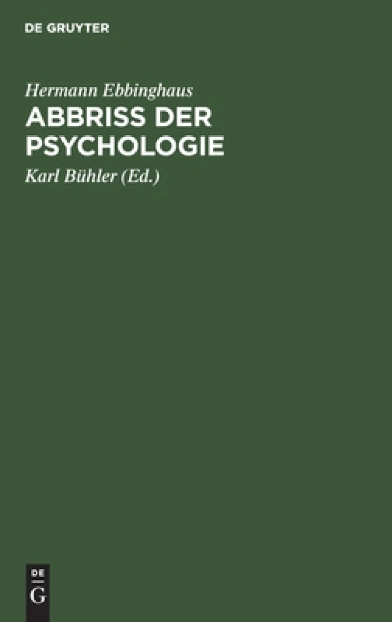 Abbriss Der Psychologie