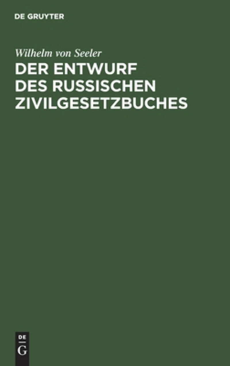Entwurf des Russischen Zivilgesetzbuches