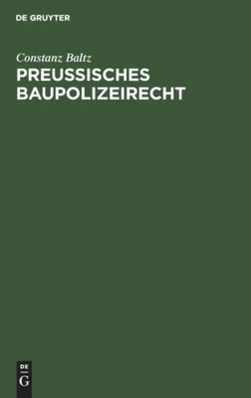 Preußisches Baupolizeirecht