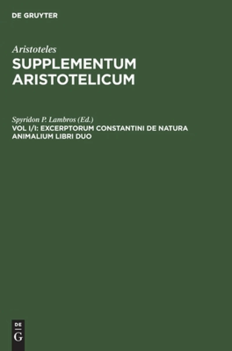 Excerptorum Constantini de natura animalium libri duo