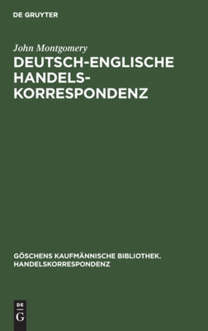 Deutsch-englische Handelskorrespondenz