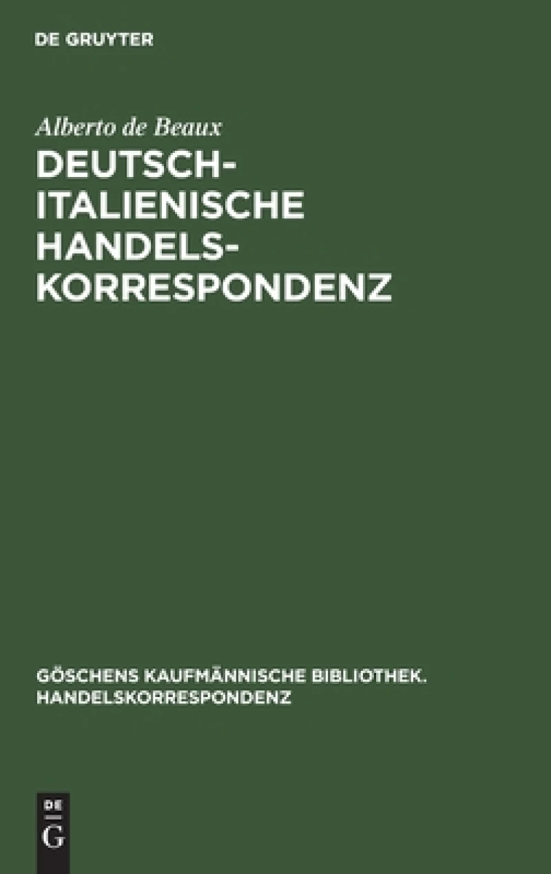 Deutsch-italienische Handelskorrespondenz
