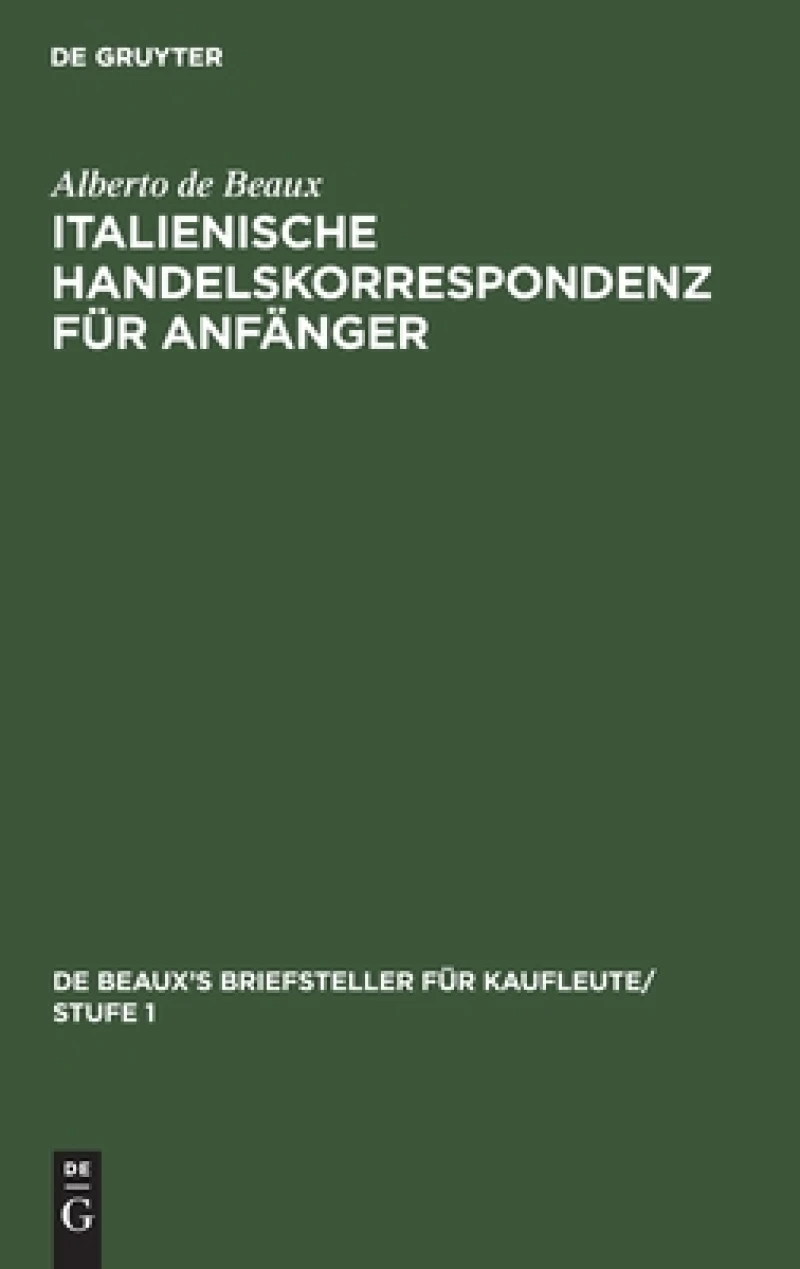 Italienische Handelskorrespondenz für Anfänger