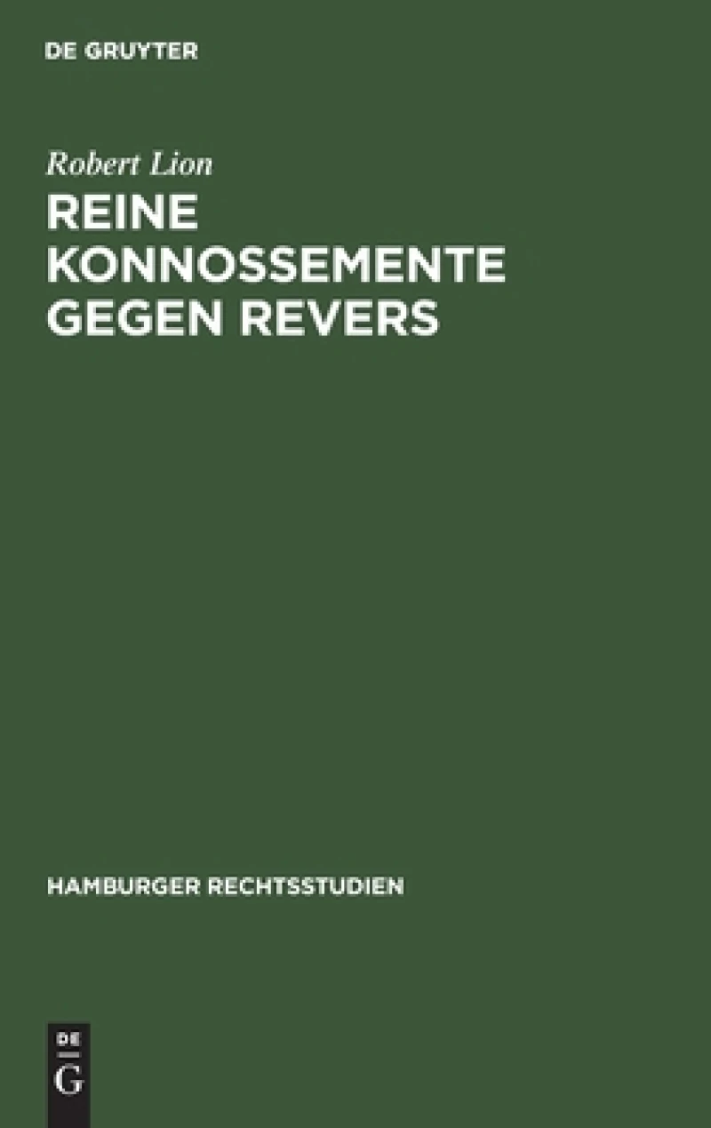 Reine Konnossemente gegen Revers