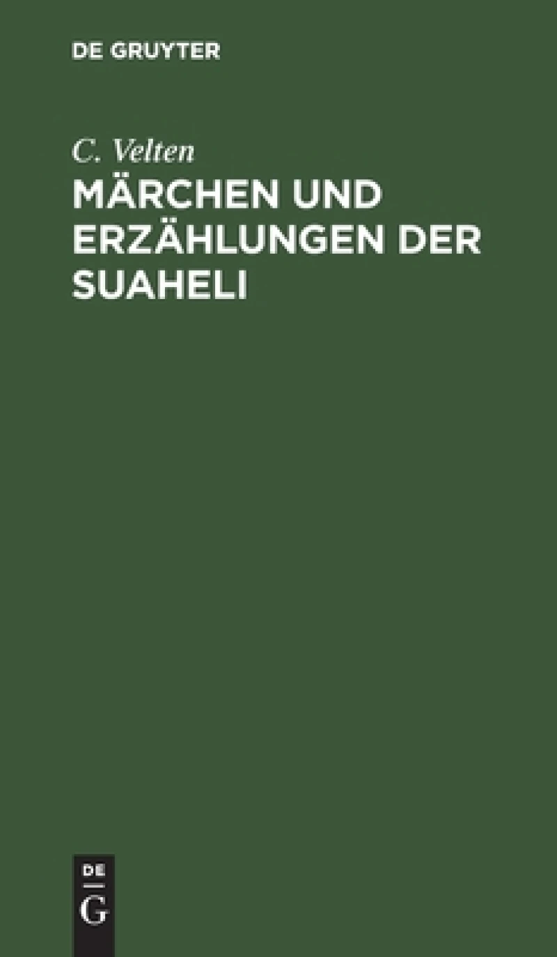Märchen und Erzählungen der Suaheli