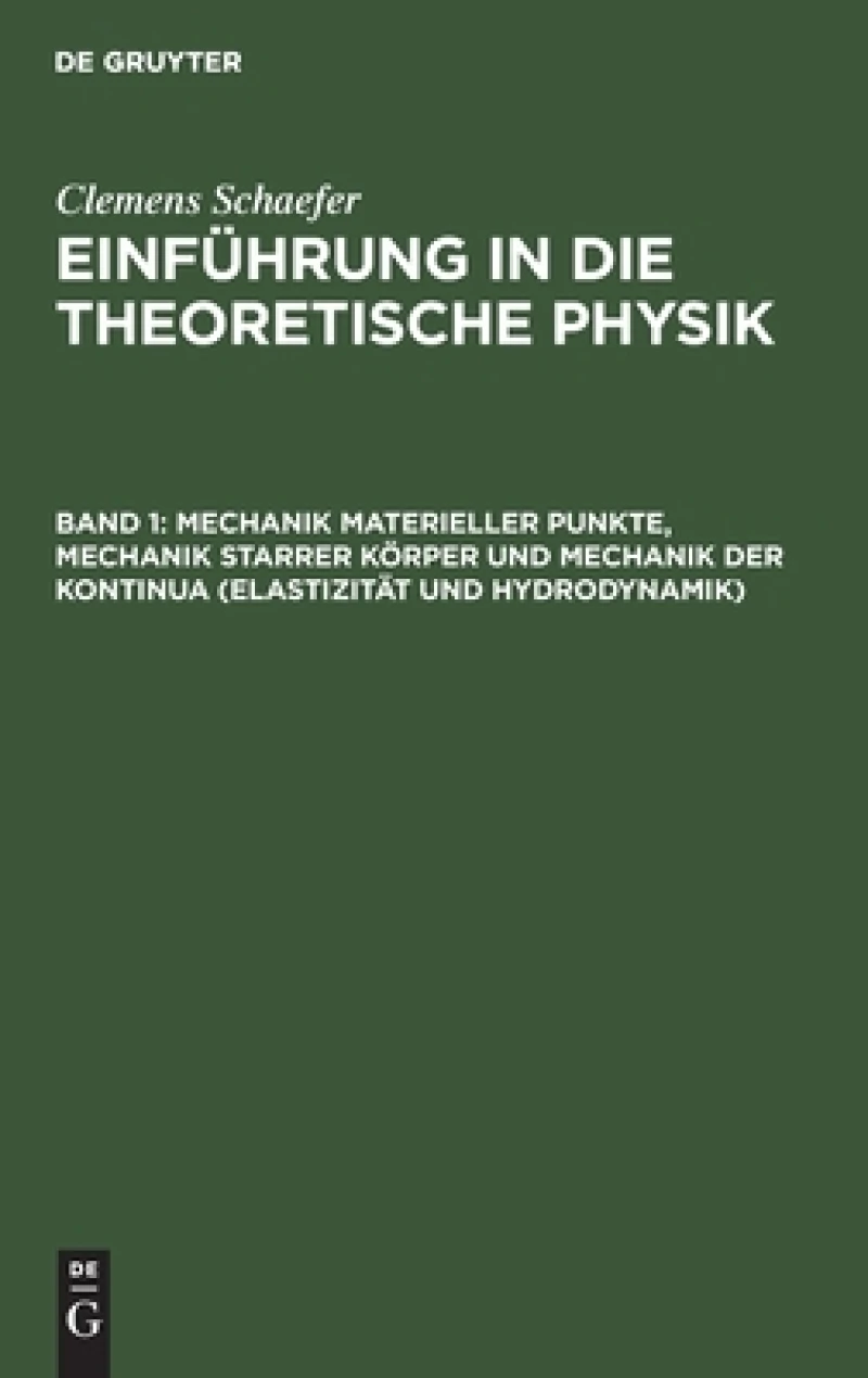 Mechanik materieller Punkte, Mechanik starrer Körper und Mechanik der Kontinua (Elastizität und Hydrodynamik)