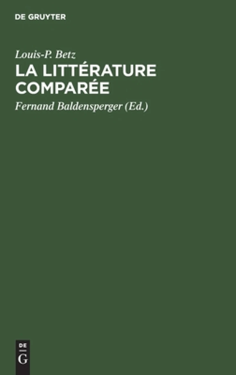 littérature comparée