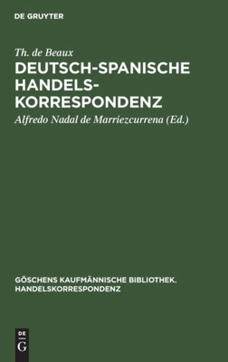 Deutsch-spanische Handelskorrespondenz