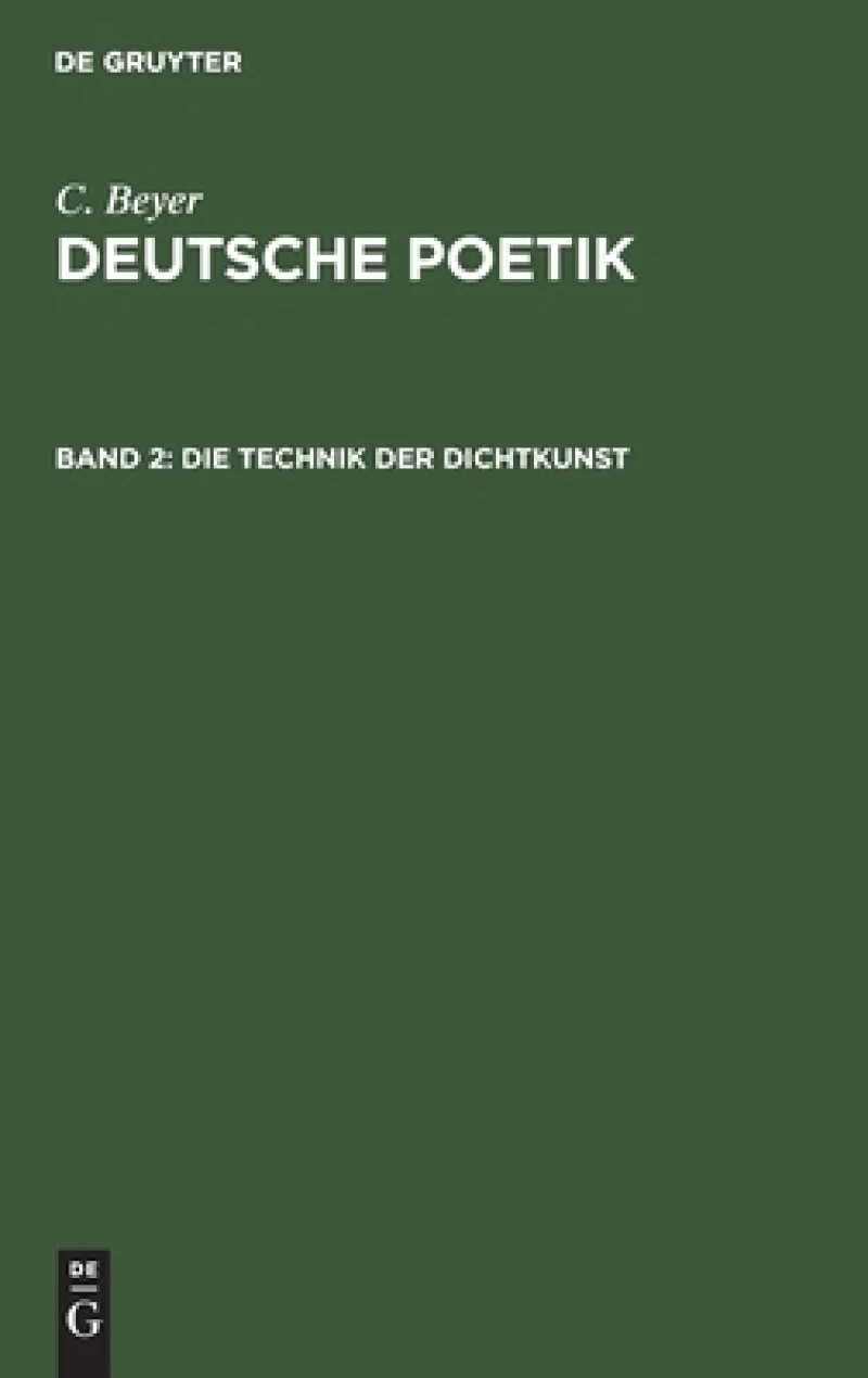Technik der Dichtkunst