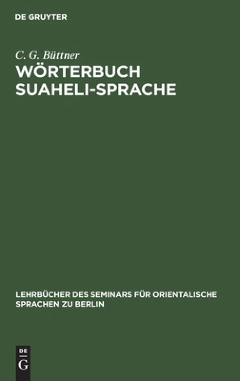 Wörterbuch Suaheli-sprache
