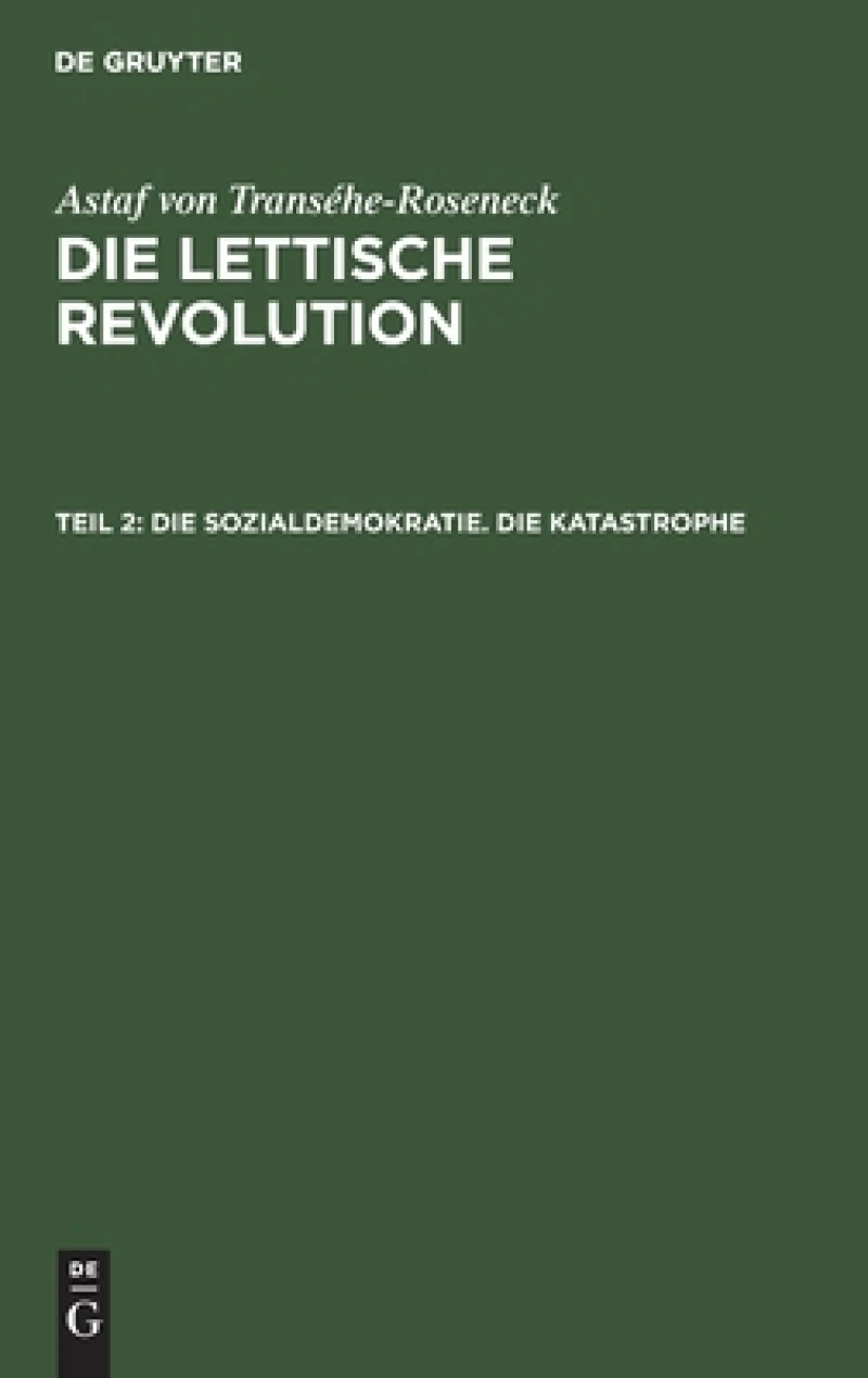 Sozialdemokratie. Die Katastrophe