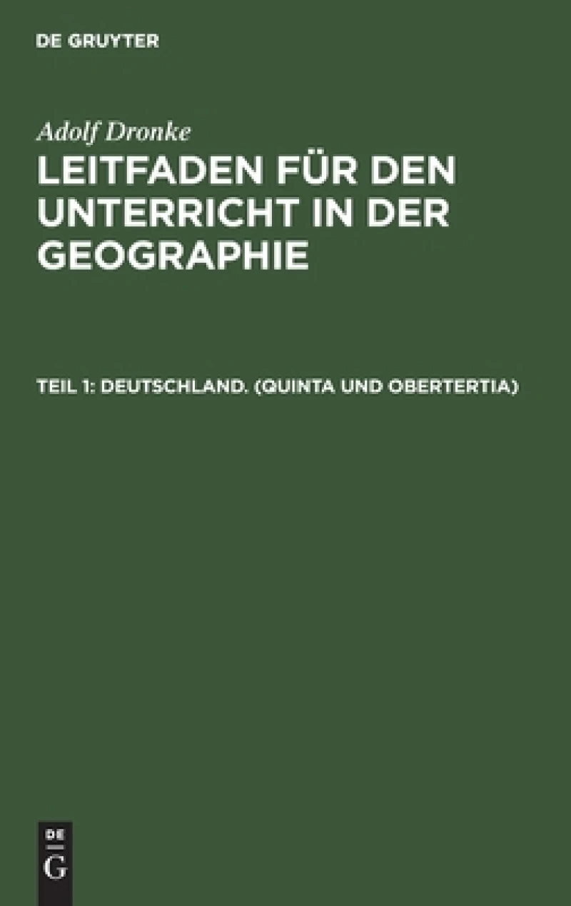 Deutschland. (Quinta und Obertertia)