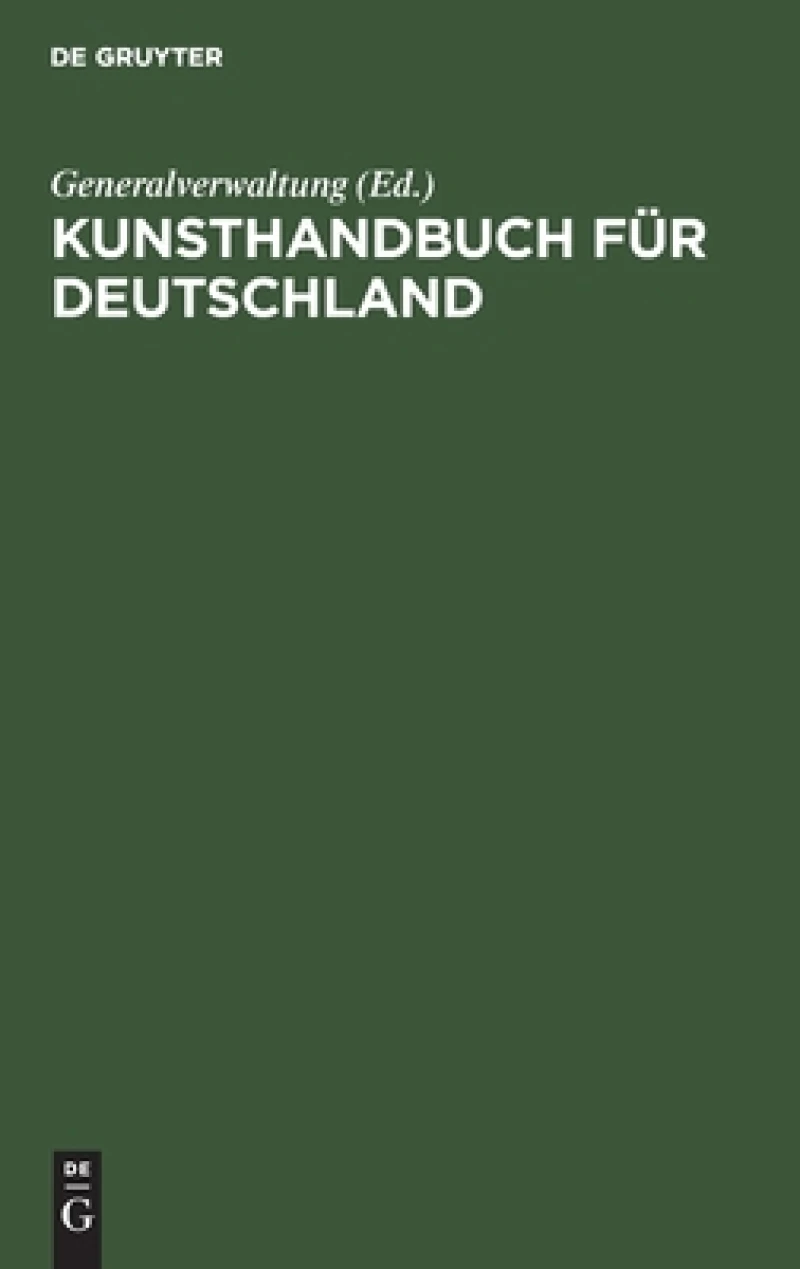 Kunsthandbuch Für Deutschland