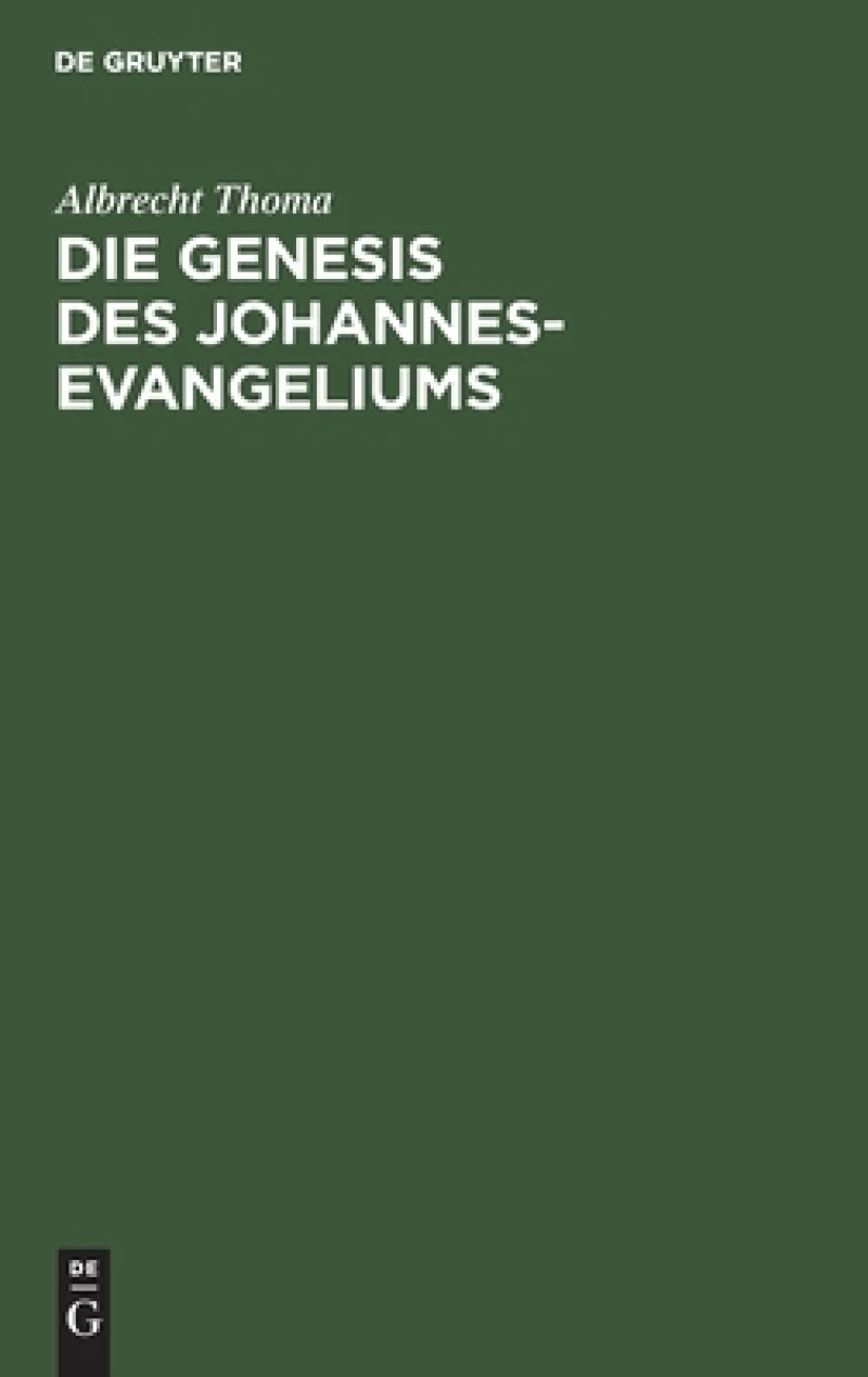 Genesis des Johannes-Evangeliums