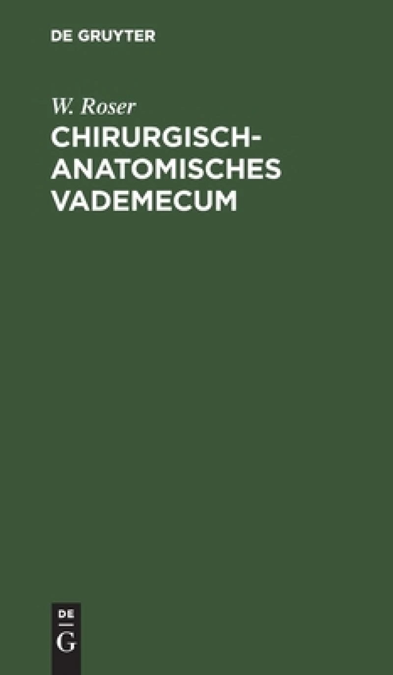 Chirurgisch-anatomisches Vademecum