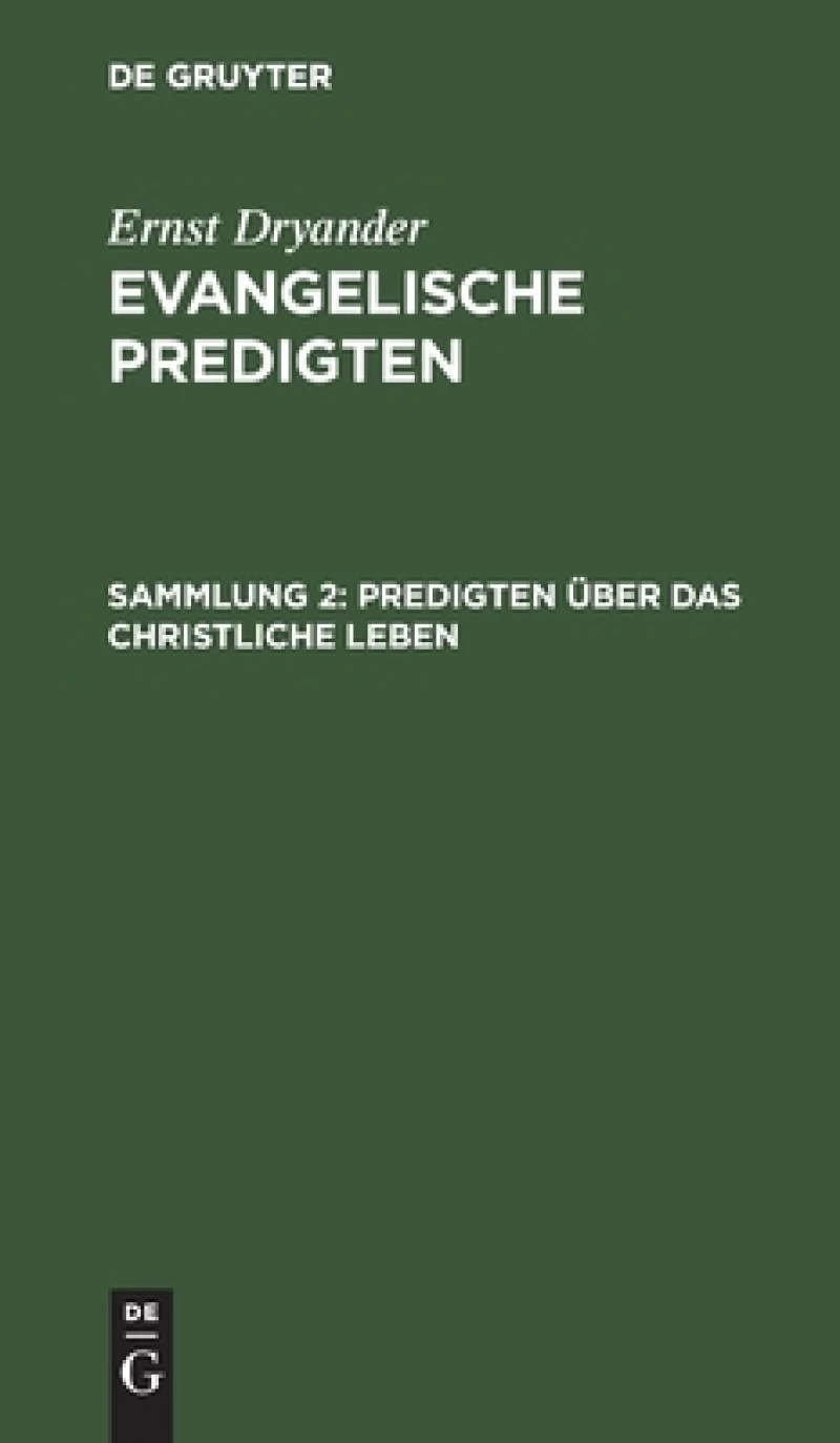 Predigten Über Das Christliche Leben