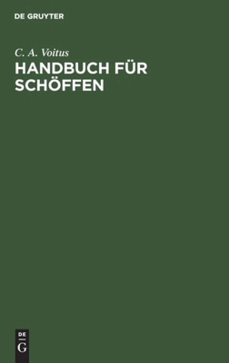 Handbuch Für Schöffen