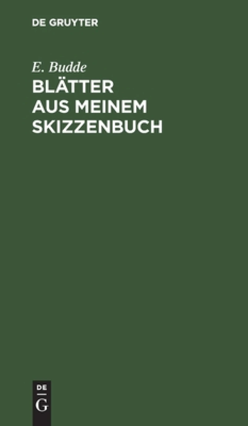 Blätter Aus Meinem Skizzenbuch