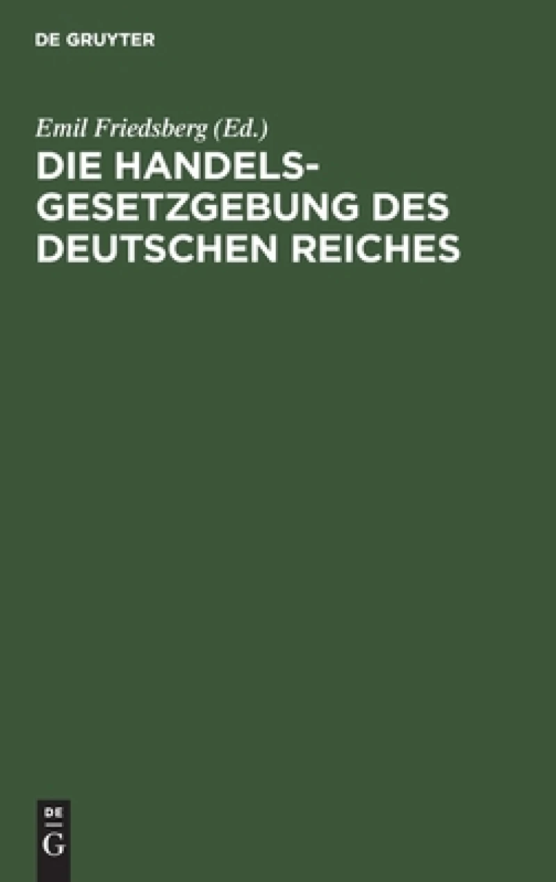 Handelsgesetzgebung des Deutschen Reiches