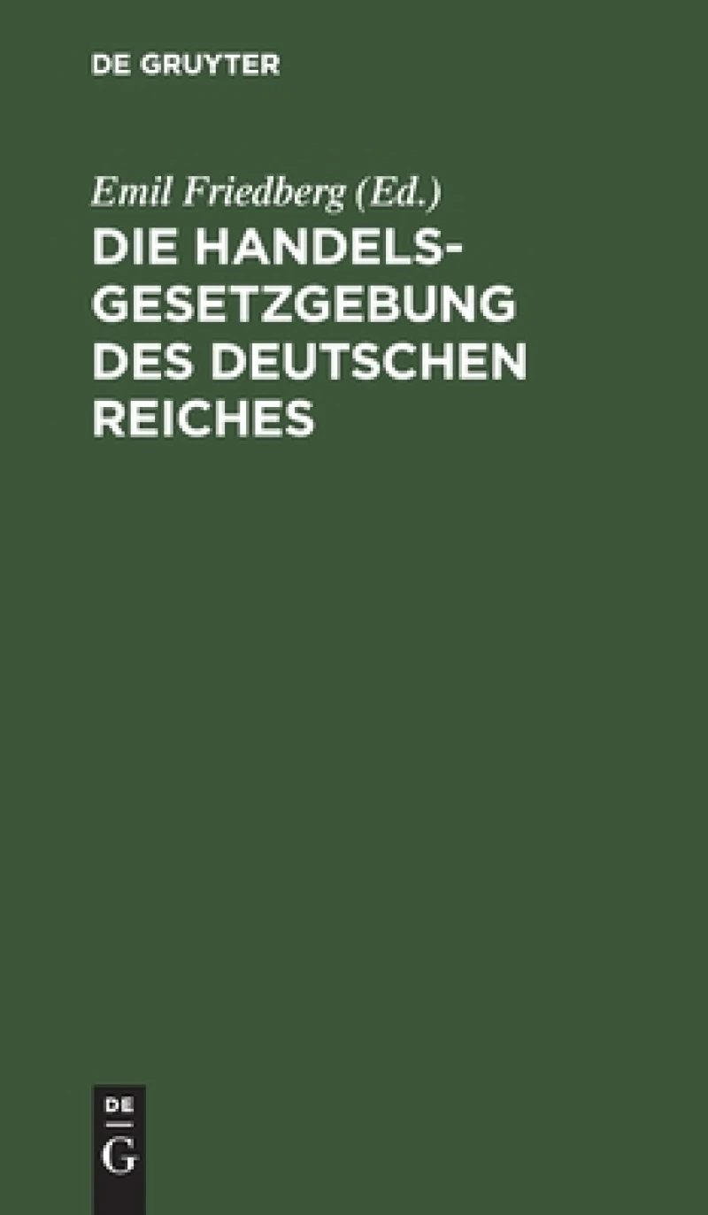 Handelsgesetzgebung des Deutschen Reiches