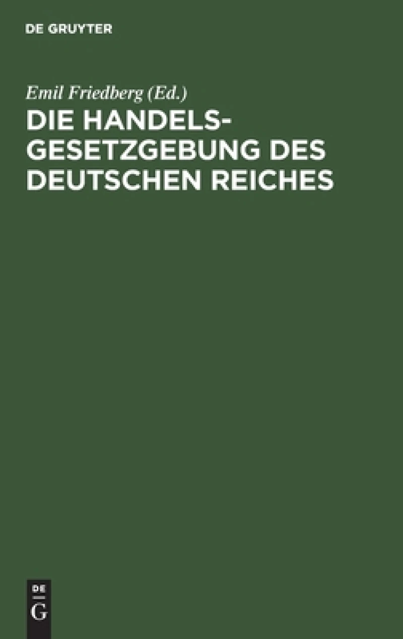 Handelsgesetzgebung des Deutschen Reiches