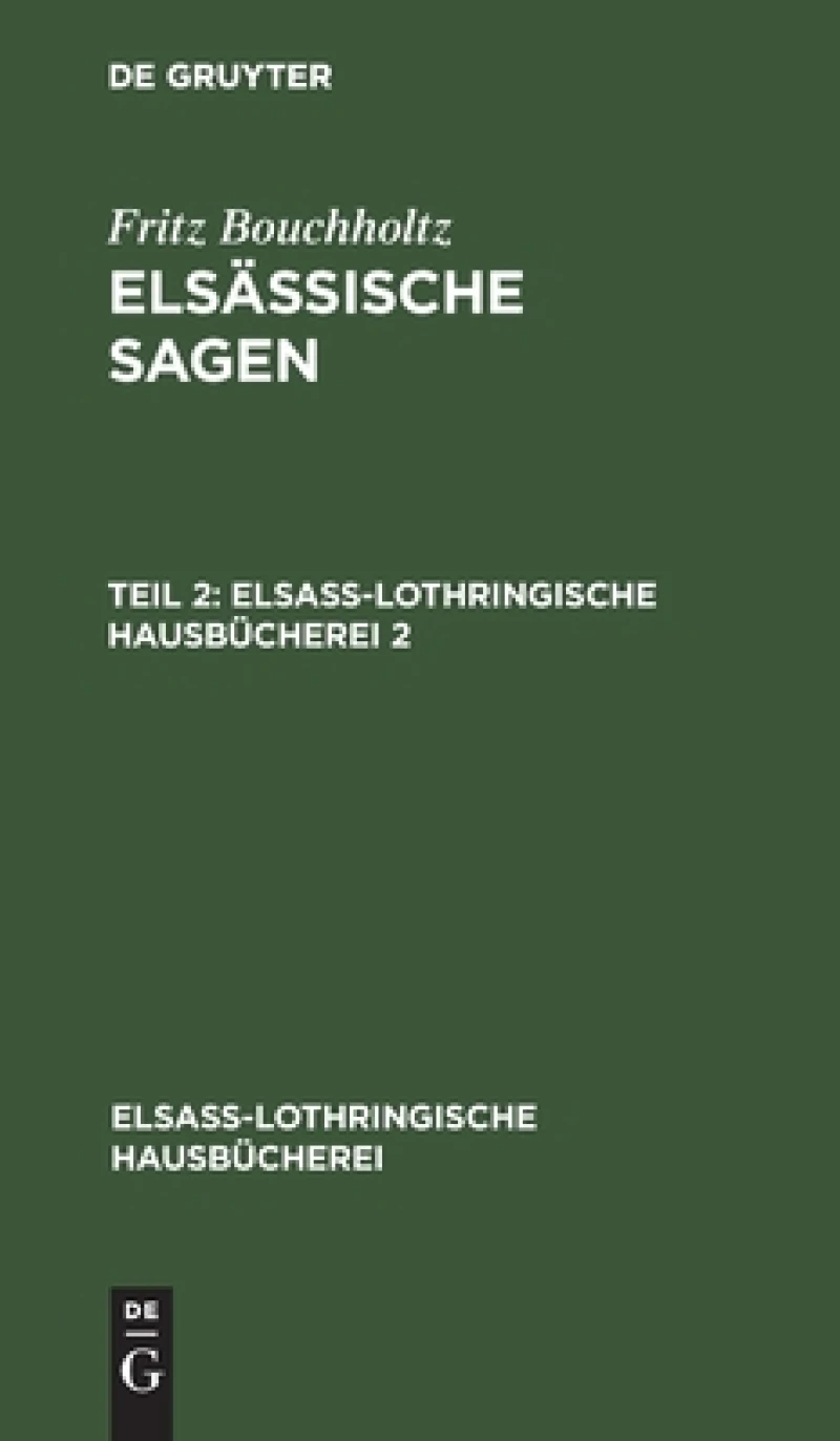 Elsässische Sagen. Teil 2