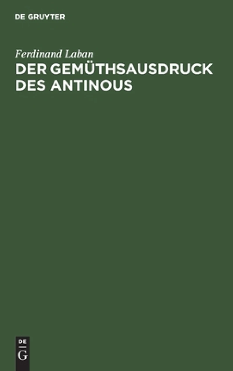 Gemüthsausdruck des Antinous
