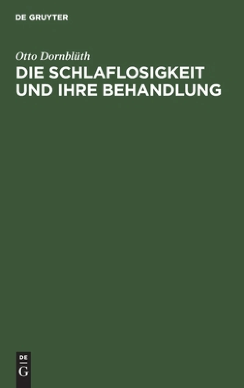 Schlaflosigkeit und ihre Behandlung