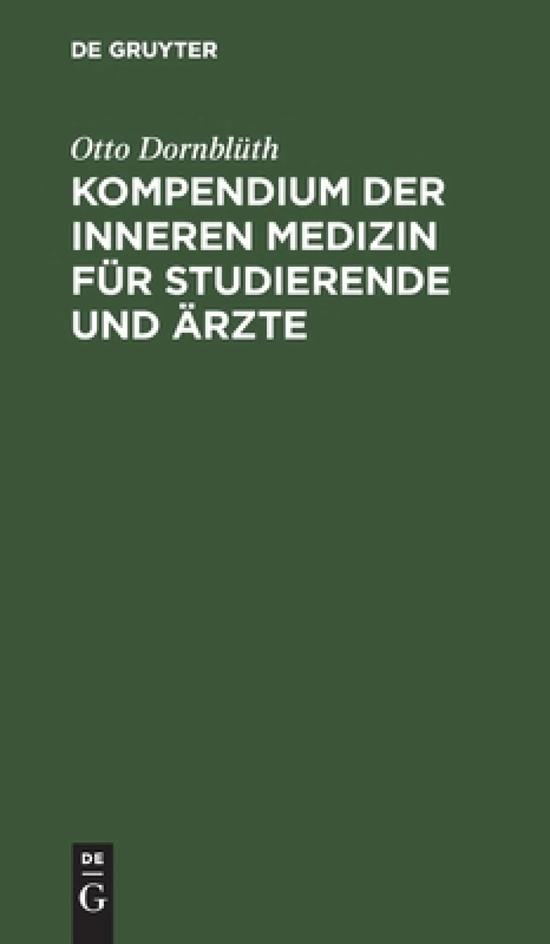 Kompendium Der Inneren Medizin Für Studierende Und Ärzte