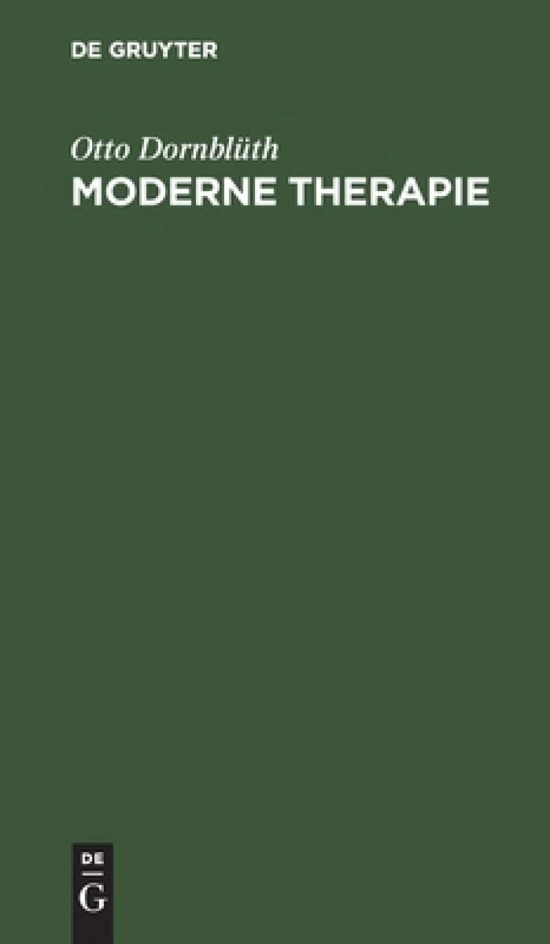 Moderne Therapie