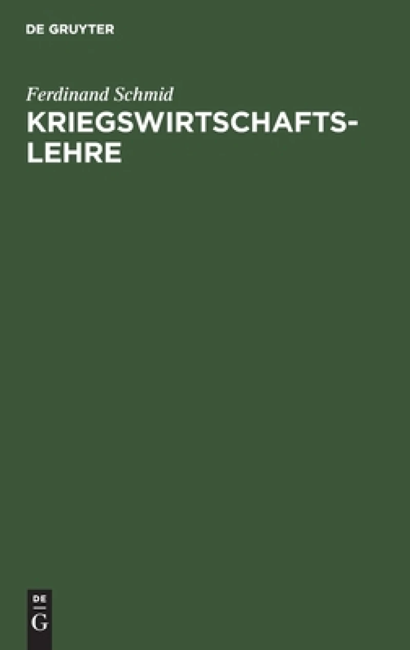 Kriegswirtschaftslehre