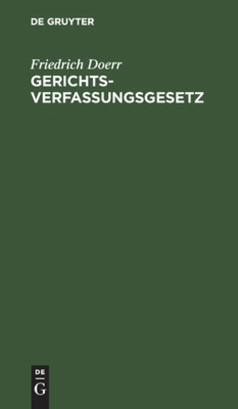 Gerichtsverfassungsgesetz