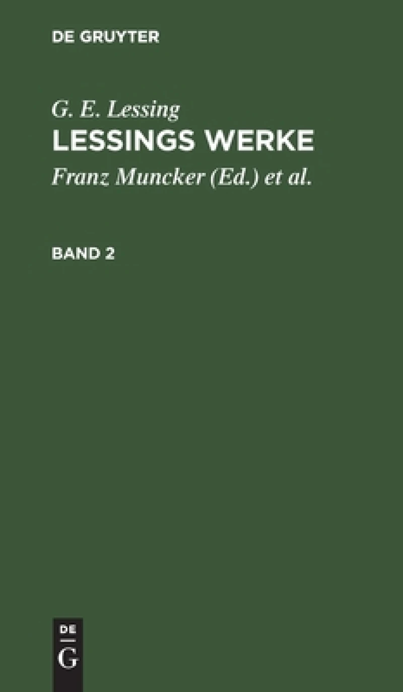 Lessings Werke. Band 2