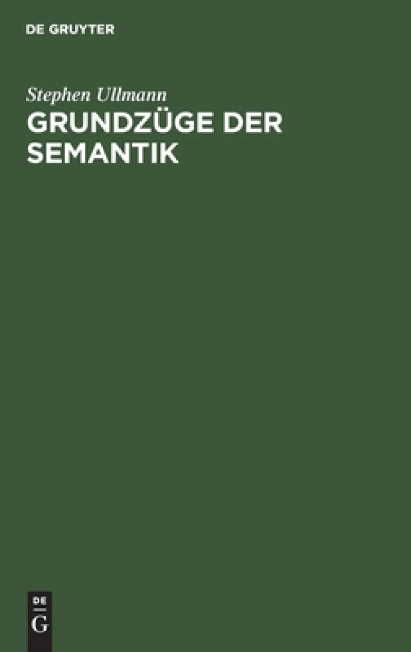Grundzüge Der Semantik