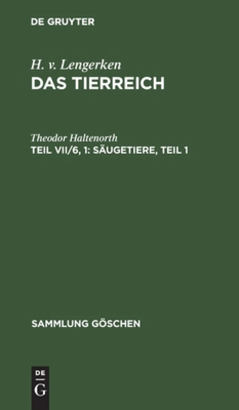Säugetiere, Teil 1