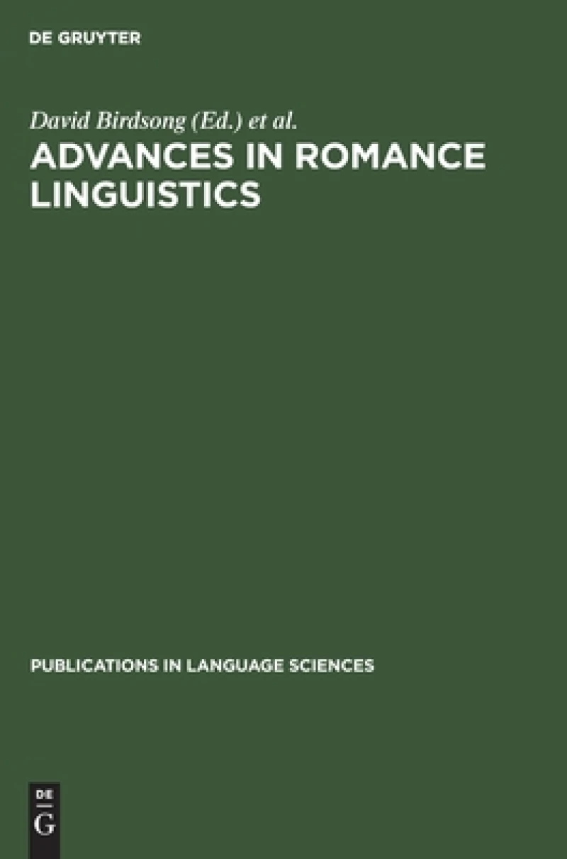 Advances in Romance Linguistics