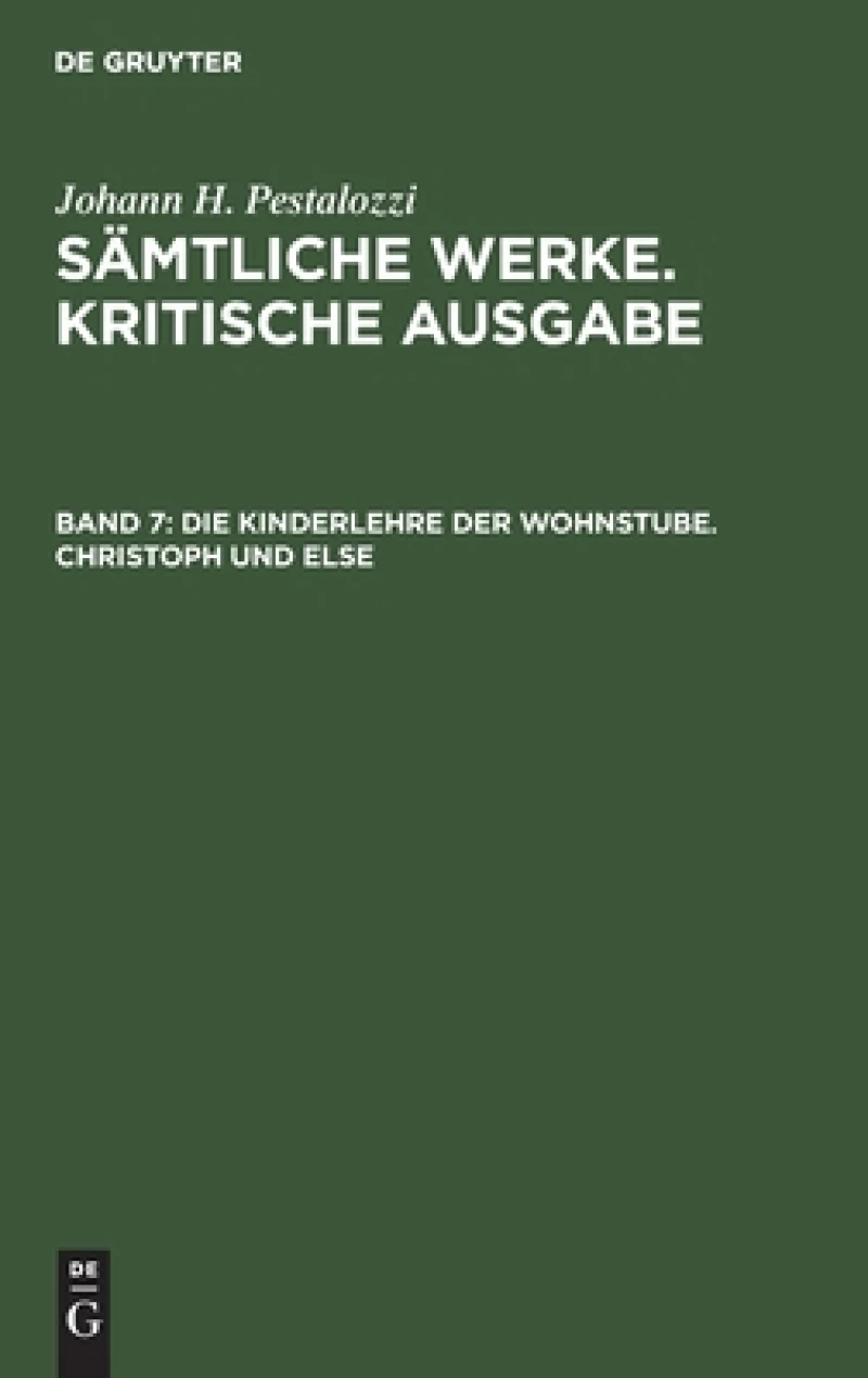 Kinderlehre der Wohnstube. Christoph und Else